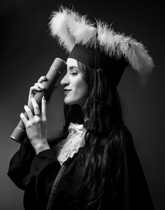 Paola Facchin, fundadora da Amutare, em retrato de formatura